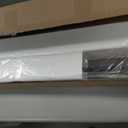 Vinyl PVC Real Estate Sign Post 6' Tall, Realtor Yard Sign Post (Connected type), 47" Arm Holds Up to 36" Sign - White (No Sign)