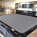 Stove Top Cover for Electric Stove - Silicone Stove Mat for Glass Top, Glass Cooktop Protector, XL Dish Drying Mats For Kitchen,Oven Covers for Electric Stove (Gray,28 x 20) (28"L x 20"W)