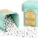 Ceramic Pie Weights Reusable 10mm Baking Beans Pie Crust Weights Natural Ceramic Stoneware with Wheat Straw Container (1PCS (1.2 LB))