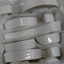 CroBlissful 0-9 Ceramic Number Dish Sets 5.5 Inch White Decorative Number Trays for Food Charcuterie Serving Tray for Birthday Party Table Decor