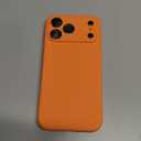 FireNova Magnetic for iPhone 17 Pro Max Case, Compatible with MagSafe, [Integrated Silicone Camera Control Button] [Camera Protection] Anti-Scratch Microfiber Lining Phone Case, 6.9", Orange