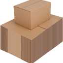 7x5x4 Shipping Boxes Set of 40, Brown Kraft Corrugated Cardboard Boxes Mailers for Small Bussiness Packaging