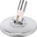 STOBAZA Rotating Mop Replacement Disc Head Adapter 6.49In Heavy Duty Round Base for Home Office Cleaning with Enhanced Friction and Easy Installation