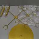 Champagne Tower Champagne Stand, Cocktail Tree Stand for Drinks Tower, 3 Tier 12 Brackets Metal Wine Glass Display Holder, Party Bar Wedding Champagne Tree Stand for Martini Margarita Gin Wine, 1 Pack