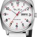 Diaofendi Waterproof Nurse Watch for Medical Professionals,Women Men, 24 Hour with Second Hand, Military Time Easy to Read Dial