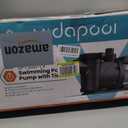 In/Above Ground Pool Pump, Self Primming High Flow (with Timer, 3HP, 8964 GPH, 115V)