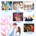 Balloon Pump Electric, SPLAKS Balloons Inflator Air Pump Portable Balloon Blower for Garland Arch, Party Decoration (White)