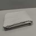 Amazon Basics Lightweight Pleated Bed Skirt, Full, Light Grey, Solid