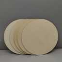 [Upgraded] Artificer 5 Pieces 1/4" Thick 14 Inch Round Wood Circles, Unfinished Round Wooden Discs Wood Rounds Plywood Boards Cutouts for Crafts, Door Hangers Signs, Coasters, Pyrography, Painting