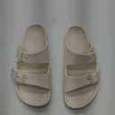 Womens Sandals with Arch Support Slip‑On Slides Adjustable Strap Rubber Soft Sole Waterproof Beach Sandals 39