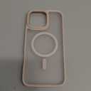 TORRAS Magnetic Shockproof for iPhone 16 Pro Max Case, [4X Military-Grade Protection] [Compatible with MagSafe] Translucent Desert Titanium White | Magnetic, Shockproof, Translucent