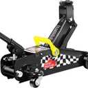 Jack Boss Floor Jack 1.5 Ton (3,000 LBs) Hydraulic Car Jack, Lifting Range from 5.1 Inch to 12.6 Inch, Fits Sedans Automotive Black