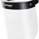 Face Shields, 10-Pack, Made in USA, Full Coverage PPE by D'Addario (DFSM-1-10)