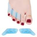 6PCS Gel Pinky Toe Splint Tailors Bunion Corrector & Bunionette Pain Relief Little Toe Straightener Bunion Pads Corrector Pinky Toes,Overlapping Toe & Calluses,Blisters,Corns Protectors (Blue)