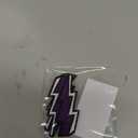 Umama Patch Set of 3 Mini Purple Lightning Patch Lightning Bolt Storm Cartoon Iron On Embroidered Patches Appliques Needle craft Machine Embroidery Clothes Accessory Sewing DIY