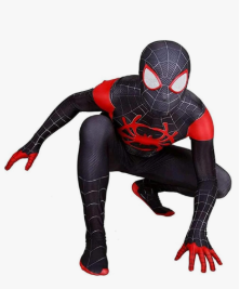 Adult Superhero Costume Halloween Cosplay Bodysuit Spandex Jumpsuit Suit 3D Style Mask Size XL