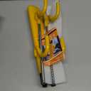 Tevlaphee Steering Wheel Lock - Heavy Duty Antitheft Device and Car Security Lock with Adjustable Locking and 3 Keys - Great Vehicle and Truck Deterrent (Yellow)