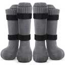 LOOBANI Dog Socks for Outside to Prevent Licking Paws, Dog Socks for Winter Hot Pavement, Dog Booties for Medium Senior Dogs, Dog Boots & Paw Protectors with Straps, M