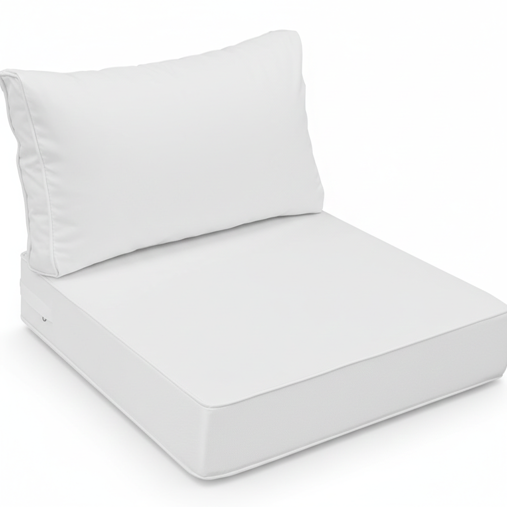 AAAAAcessories Outdoor Deep Seat Cushions, Waterproof, Fade-Resistant Patio Furniture Replacement Cushions, 23.5" x 25.5" x 5" + 23.5" x 13.5"