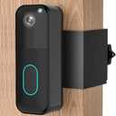 Anti-Theft Doorbell Door Mount No Drill Compatible with Blink,No Cover Not Block Doorbell Motion Sensor Bracket Holder for Apartment Renters