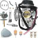 Carburetor Fit for Suzuki LTZ400 2003-2008 Quadsport ATV Carb with Fuel Valve Petcock