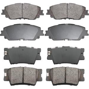 Front Rear Ceramic Brake Pads Sets Fit For Toyota Camry 2018-2020