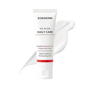 Koriderm Time Reverse Cream, All-In-One Skin Moisturizer Cream For Face, Hydrated & Radiant-Looking Skin,Centella Acid Formula, Lightweight & Gentle For All Skin Types(50 Ml/1.69 Fl Oz)