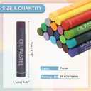 PATIKIL Purple Oil Pastels, 24Pcs Soft Oil Crayons Creamy Pastels Stick Art Supplies for Art Painting Drawing Blending Graffiti for Drawing Beginners Artists
