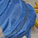 Small Pet Animals Playpen, Cage Tent Enclosure Large Chicken Run Coop with Breathable Transparent Mesh Walls Pop Open Indoor Outdoor Exercise Yard Fence for Chicks and Cat. Blue