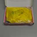 Yellow Wig with Bangs Short Bob Wavy Wig for Women Shoulder Length Loose Wavy Synthetic Colorful Bob Wigs for Girl Costume Cosplay Wig