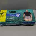 Depend Fresh Protection Adult Diapers, Incontinence Underwear for Men, Disposable, Maximum, Extra-Large, Grey, 26 Count