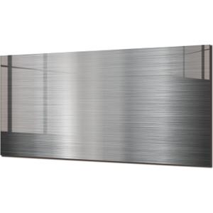 fzxwyishu Stainless Steel Image,Tempered Glass Backsplash For Kitchen Behind Stove,Easy to Clean Kitchen Sink Cover Splash Guard, Home Kitchen Dcor (30"x14"(76.2x35.56cm))