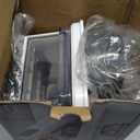 Mueller Pro-Series All-in-One, 12 Blade Mandoline Slicer for Kitchen, Food Chopper, Vegetable Slicer and Spiralizer, Cutter, Dicer, Grater, Kitchen Gadgets Sets with Container, White Sand/Gray