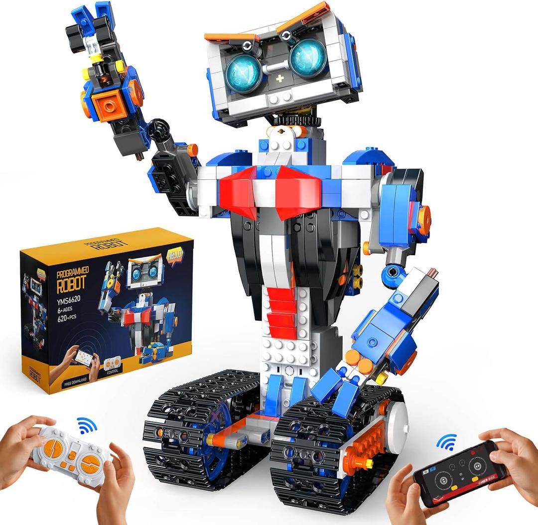 Robot Robotics for Kids Ages 8-12 Boys Girls with App & Remote Control, stem Toys for Boys Age 8-12, Build Your Own Robot STEM Building Sets Toys, Birthday (623 PCS)