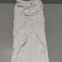 6.6FT White Arch Backdrop Cover, Spandex Fitted Wedding Arch Stand Covers Round Top Chiara Backdrop Cover for Birthday Party Ceremony Banquet Decoration