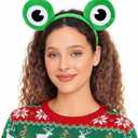 LovesTown Animal Ears Headband Plush Hairband, Animal Headband Costume Accessories for Halloween Christmas Cosplay Party