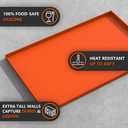 17" Silicone Griddle Mat for Blackstone 17 Inch Grill, Heavy Duty Food Grade Silicone Griddle Cover, Protect Your Grill from Dirt & Rust All Year Round