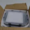 HOMBERKING 10 Pack Borosilicate Glass Meal Prep Containers with Locking Lids, Glass Food Storage Containers Set, Airtight Lunch Bento Boxes, BPA-Free & Leak Proof, 36oz & 14oz, Freezer, Oven Safe (Black)