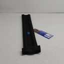 Under Door Draft Stopper 36" Cuttable Double Sided Door Sweep, Blocks Noise, Cold Air, Light, Dust, Smoke, Odor, Soundproof, Fits 30" 32" 36" Doors, Black, Foam & Leather (For doors  1.5" thick)