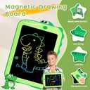 LCD Writing Tablet for Kids, Colorful Toddlers Toys Drawing Board, Educational Kid Toys, Doodle Pad Dinosaur Toys for 3 4 5 6 7 8 Year Old Boys Girls Birthday Party Christmas Gifts,8.5inch (Green)