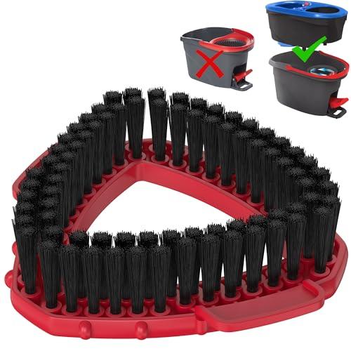 Scrubber Mop Head for O Cedar RinseClean Spin Mop 2 Tank System, Replace Head for OCedar Spin Mop Scrub Brush Head, Scrubber Head Replacement Attachment, Scrub Brush Mop Head 2 Tank, Clean Brush