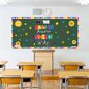 2 x YQUQWN Back to School Classroom Bulletin Board Decoration Set Be The Reason Someone Smiles Today Bulletin Board for Kindergarten Preschool Elementary Middle School Wall Door Classroom Decor