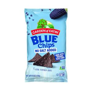 Garden of Eatin' Tortilla Chips, Unsalted, Blue Corn, 5.5 oz (Pack of 12)BB:30 Jan 26