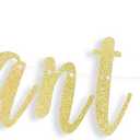 LINGTEER Meant to Bee Gold Glitter Bunting Banner Perfect for Wedding Bridal Shower Engagement Party Decorations.