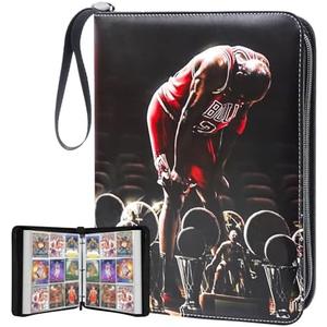 Basketball Card Binder 900 Pockets,Basketball Trading Cards 2024-2025 Holder Card Collectors Album,Portable Waterproof Card Storage Book with Removable Sleeves,Compatible with Basketball Sports Cards