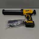 Cordless Caulking Gun Compatible with DeWalt 20V Battery (Tool Only), 10oz Electric Caulking Gun with Adjustable Speed, 9Pcs Caulk Remover Tool, Ecarke Cordless Silicone Gun for Filling, Sealing