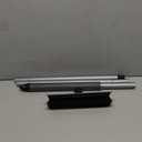 MR.SIGA Floor Scrub Brush with Long Handle, 2 in 1 Scrubber and Squeegee for Cleaning Bathroom, Patio, Garage, Wall, Tile with Stiff Bristles