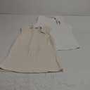 Zeagoo Women's High Neck Tank Top 2025 Summer Casual Ribbed Knit Slim Fitted Basic Textured Sleeveless Shirts M