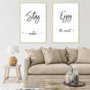 ELSKER&HOME 22.375x34 Poster Frame 3 Pack, Gold Picture Frame for Horizontal or Vertical Wall Mounting, Sturdy and Scratch-proof