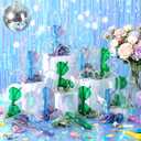 72 Pcs Halloween Party Favors, Witch Party Supplies, Blue-purple,Green